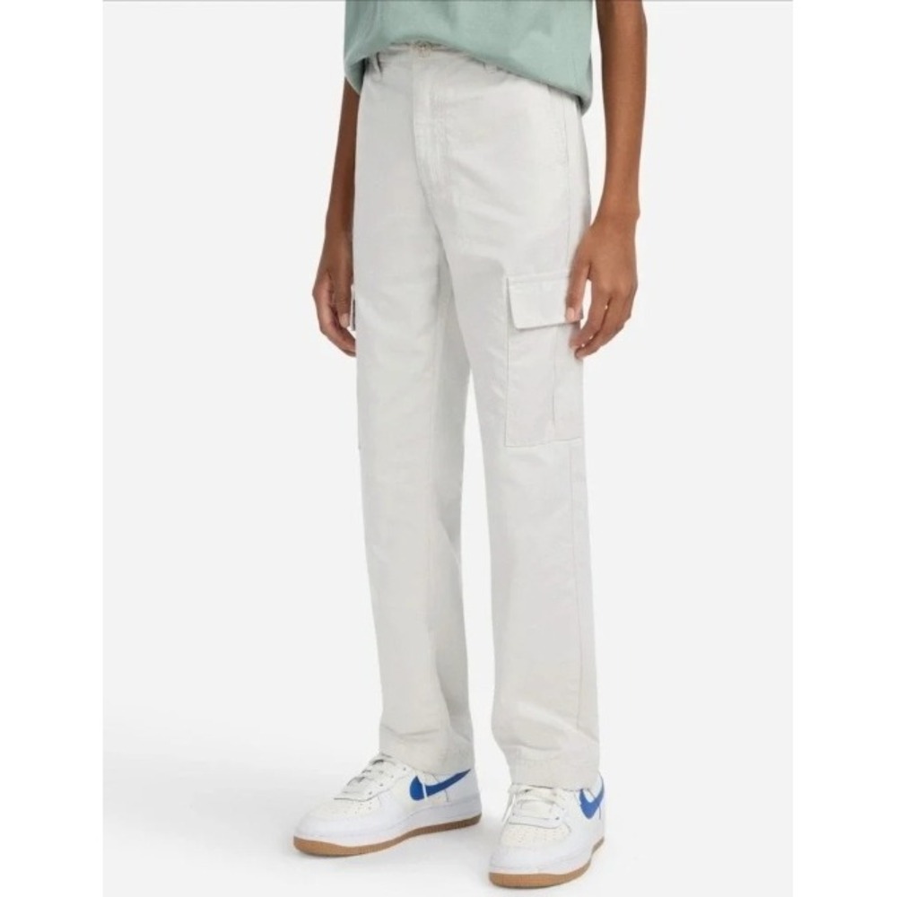 Abercrombie Kids Boys Loose Cargo Pants Pumice‎ Stone Beige 11/12 NWT 93AG47-J95